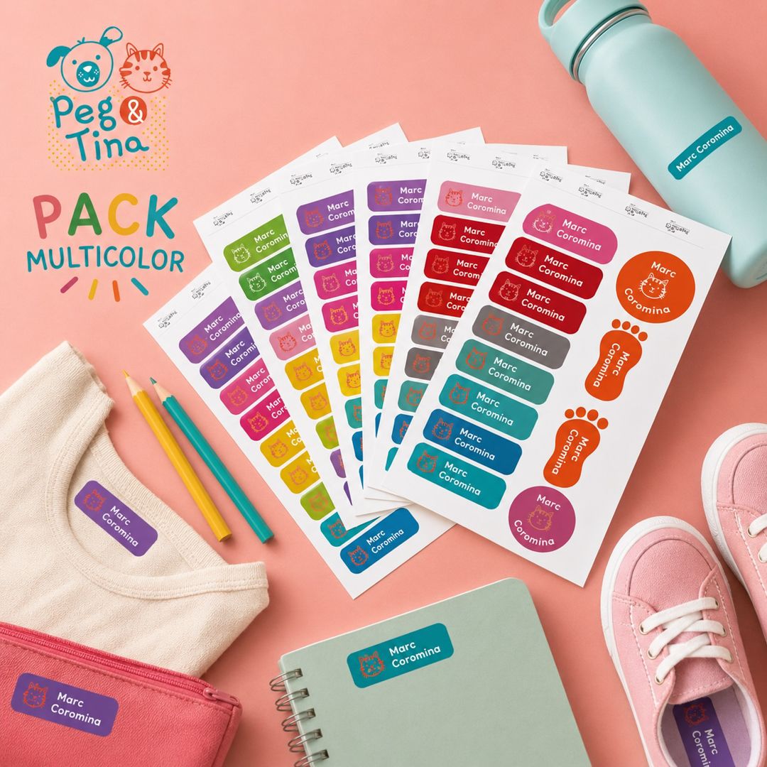 pegandtina.com · Etiquetes Multicolor 1